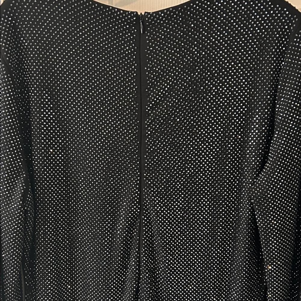 Akira Black Sequin Long Sleeve Jumpsuit size 1x - Picture 6 of 7